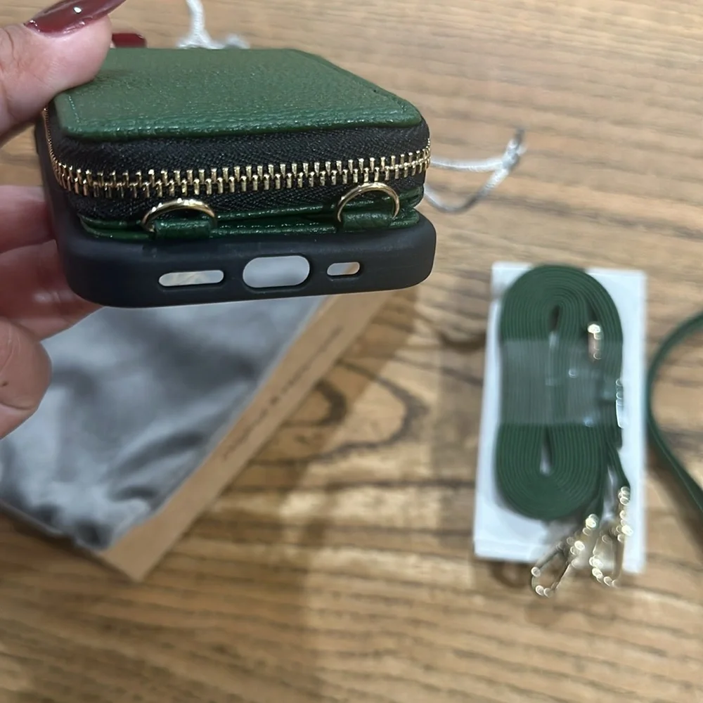 ZVE WALLET IPHONE 12 PRO 6.1 inch Dark green NEW